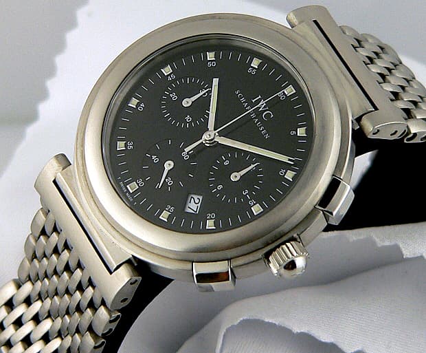 IWC SL Chrono black SS/SS