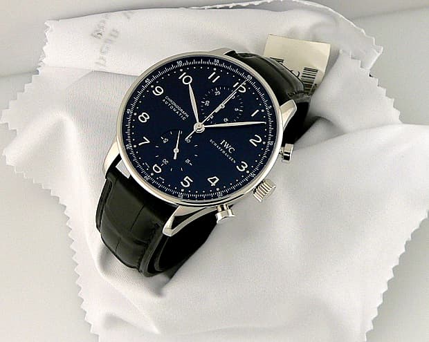 IWC Portugieser Black Dial
Black Subdials