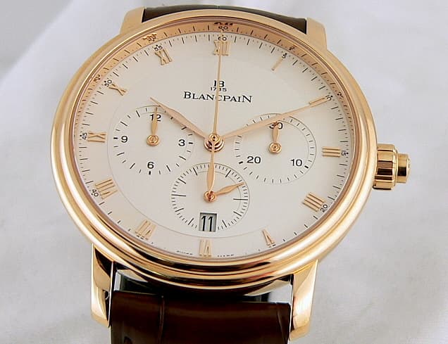 Blancpain Single Button Chrono Rose