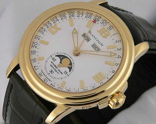 Blancpain 2100 Triple Date Moon YG