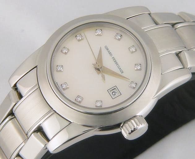 Girard Perregaux MOP Diamond Markers.
SS/SS