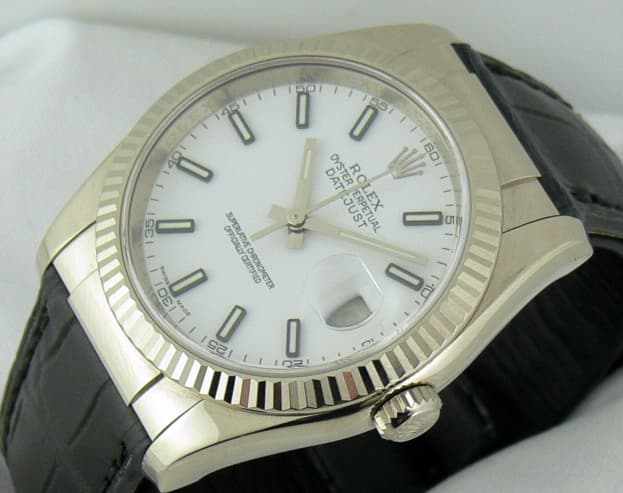 Rolex Datejust WG
white