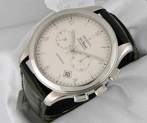 Zenith Grande Class 
Silver chrono
