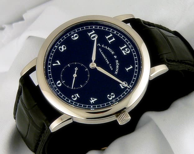 A. Lange and Sohne 1815 WG Black dial