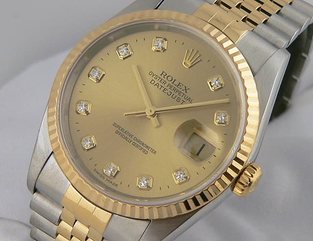 Rolex Datejust 2T Diamond Markers Jubilee
(1997)