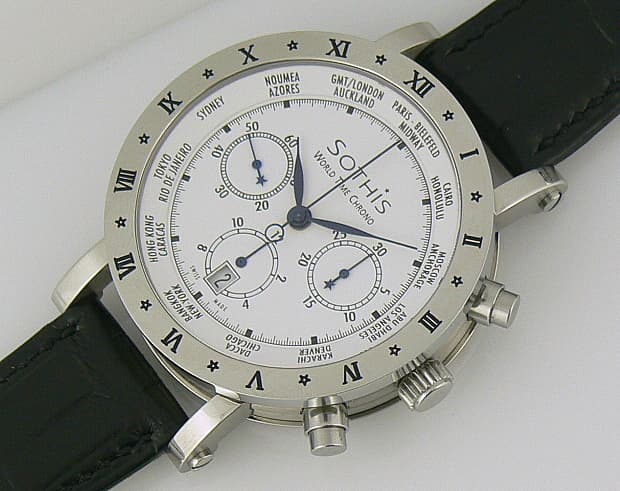 Sothis World Time Chronograph
Red Strap
