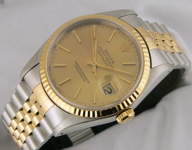 Rolex Datejust 2T Champagne Dial
Jubilee (1991)
