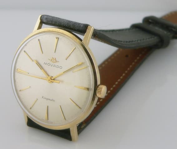 Movado Kingmatic 14K 