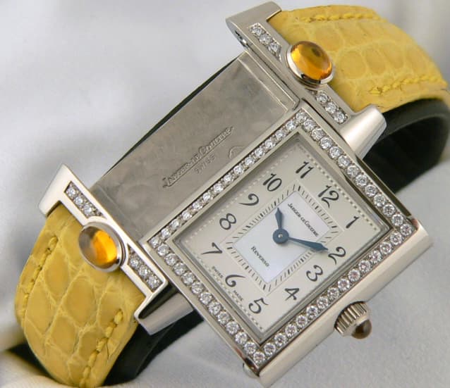 Jaeger LeCoultre Reverso Cabochons 
W.G/Honey
