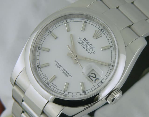 Rolex Datejust White Dial
 