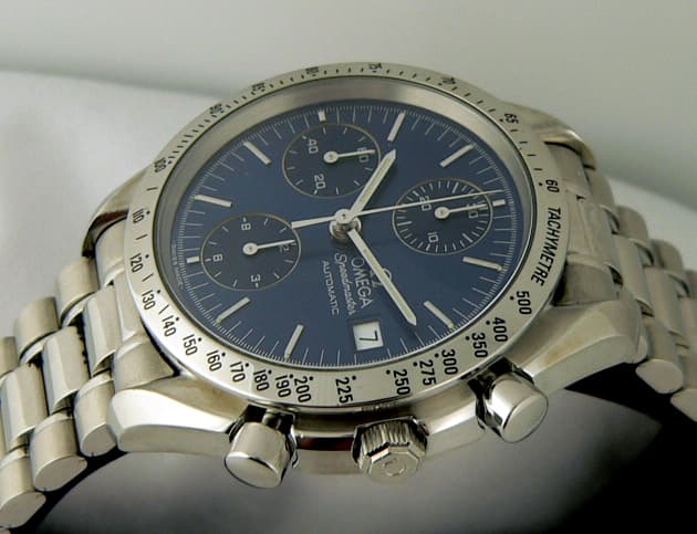 Omega Speedmaster Chrono Blue Dial SS/SS