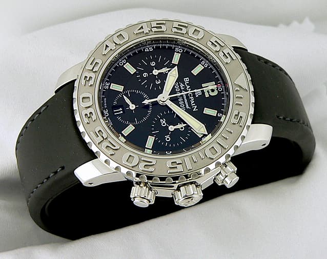 Blancpain Air Command Black
Rubber Strap