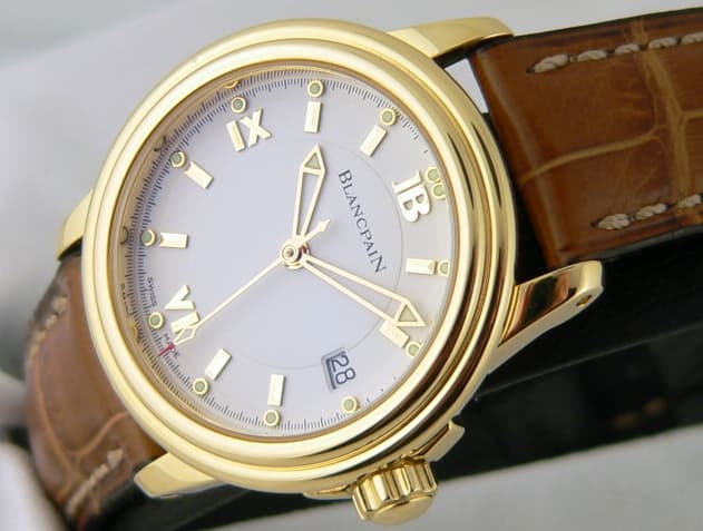 Blancpain 2102 YG/Strap Auto

