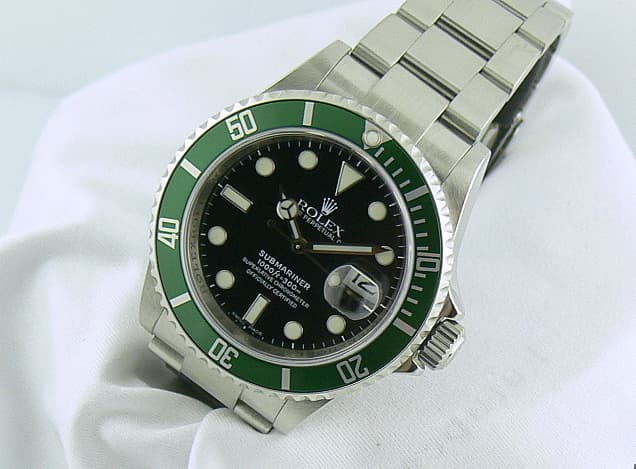 Rolex Submariner Steel
Green Bezel