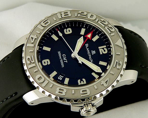 Blancpain GMT SS/Rubber Black