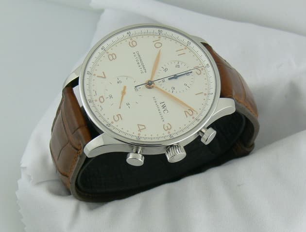 IWC Portugieser Chrono Steel White