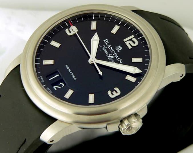 Blancpain Aqualung Rubber
Big Date

