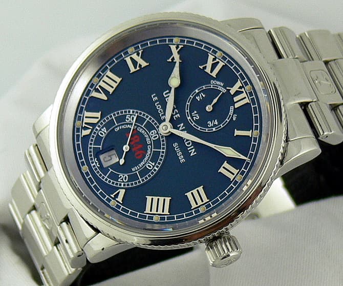 Ulysse Nardin Marine Chronometer 1846 Blue