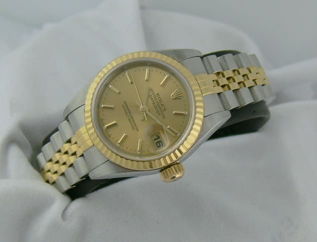 Rolex Datejust 2T with Champagne Dial
 