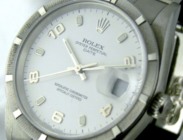 Rolex Oyster Date SS/SS
White
