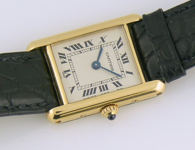 Cartier Tank Y.G Qtz 