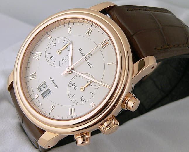 Blancpain Villeret Chrono Big Date Rose