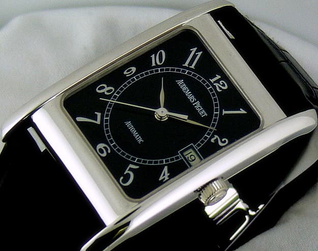 Audemars Piguet Square Auto 18K WG Black