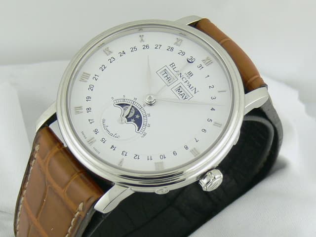 Blancpain Villeret 3 Date Moon
 Steel