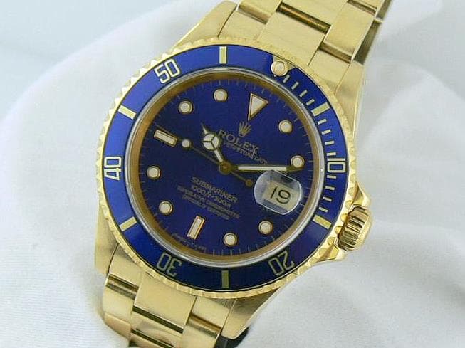Rolex Submariner Blue
YG/YG