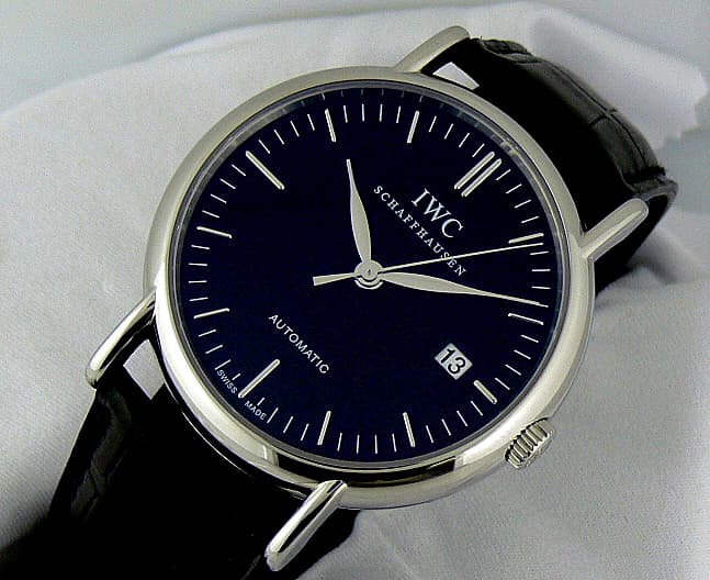 IWC Portofino steel Black
