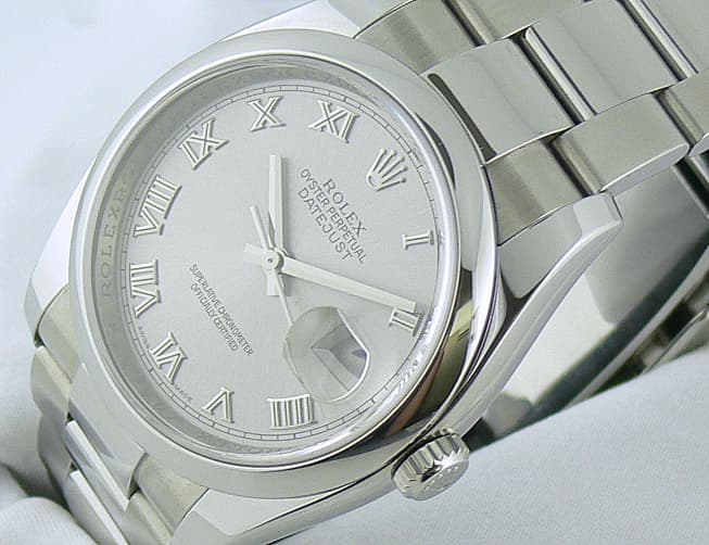 Rolex Datejust Rhodium Dial
 