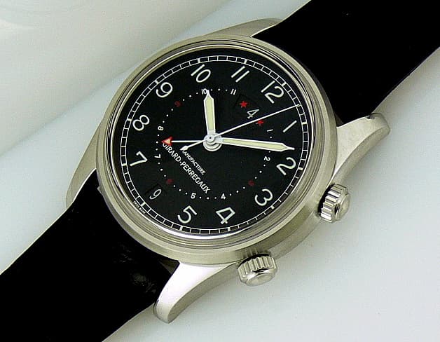 Girard Perregaux Traveller II SS black,