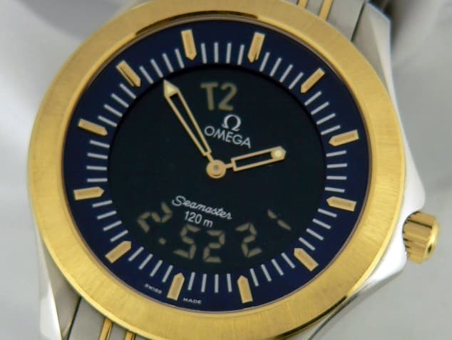 Omega Seamaster w/digital displays