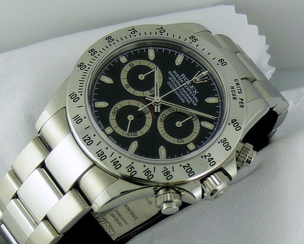 Rolex Daytona SS Black Dial