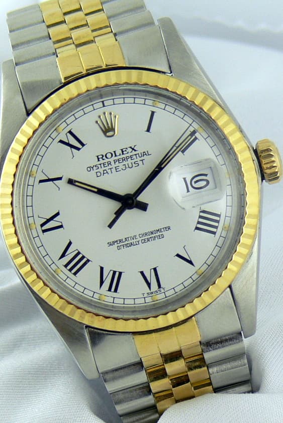 Rolex Datejust 2t White Dial