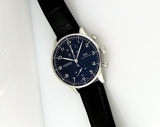 IWC Portugieser Black Dial
Black Subdials