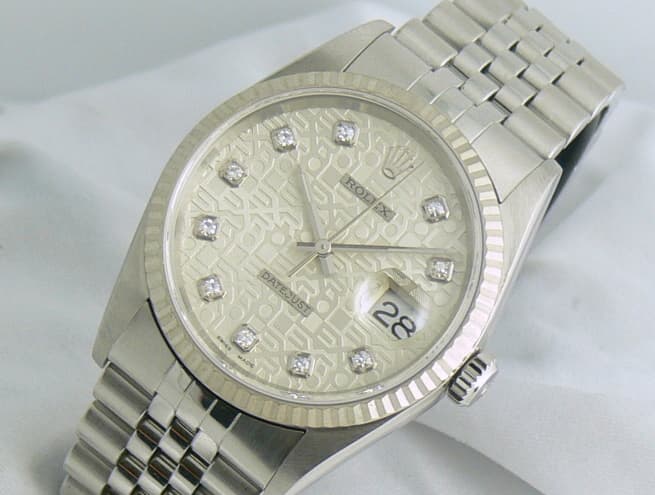 Rolex Datejust Steel Diamond Dial