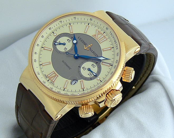 Ulysse Nardin PEDRO Marine Chrono 
18K Rose Gold
