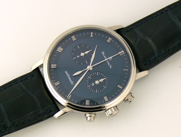 Blancpain Villeret Chrono W.G Blue Dial