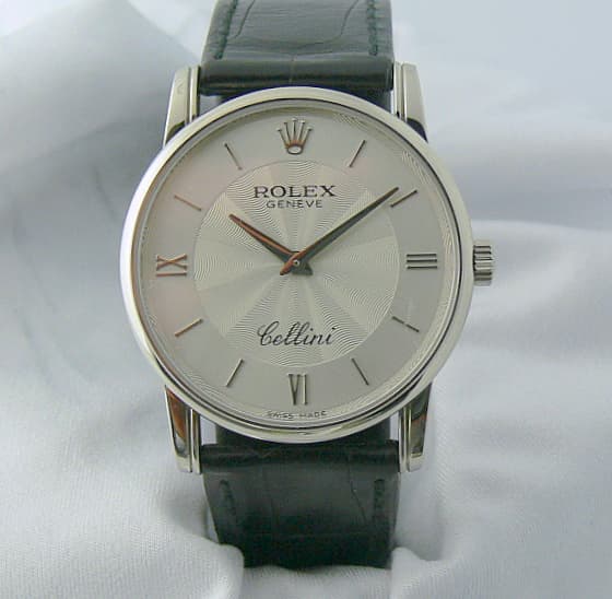 Rolex Cellini WG Silver Dial