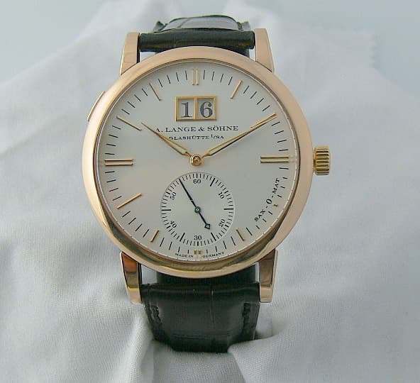 A. Lange and Sohne Langematik Date Rose Gold
