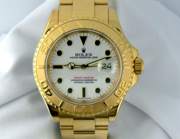 Rolex Yacht-Master YG/YG White Dial