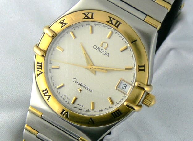 Omega Constellation Quartz 2T Silver Dial 35mm