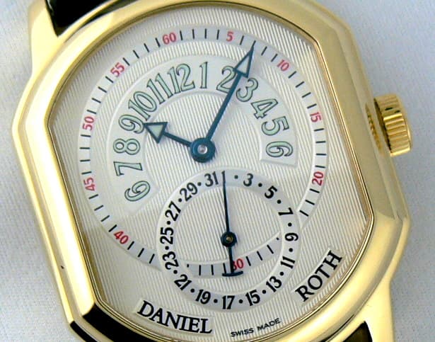Daniel Roth Premier Retrograde YG Silver Dial