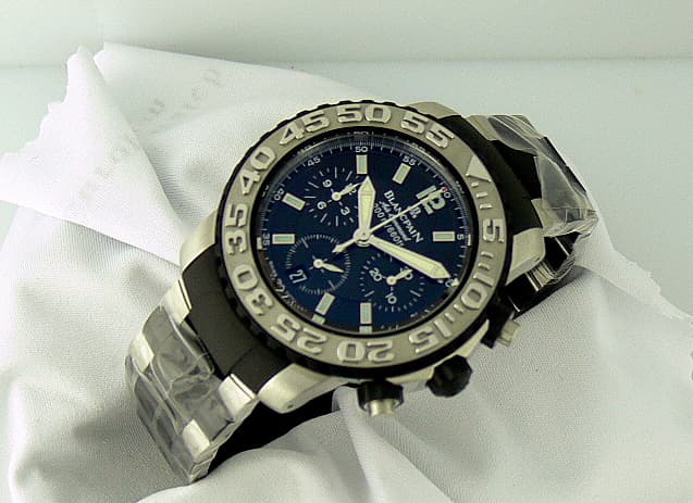 Blancpain Air Command Black
SS/Rubber Bracelet