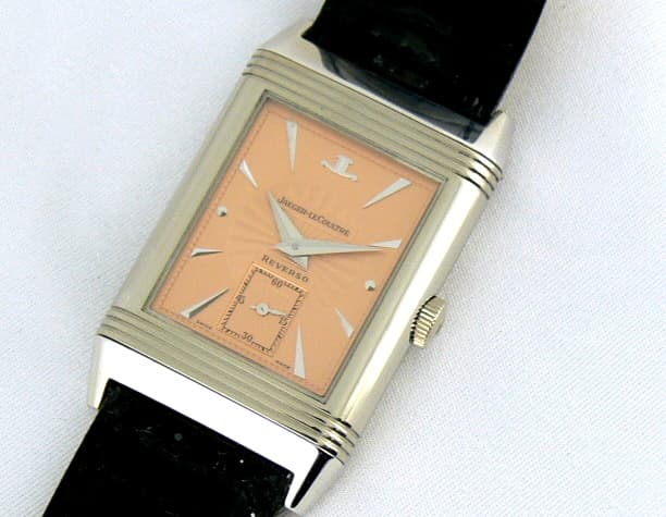 Jaeger LeCoultre Art Deco Reverso WG Salmon Dial