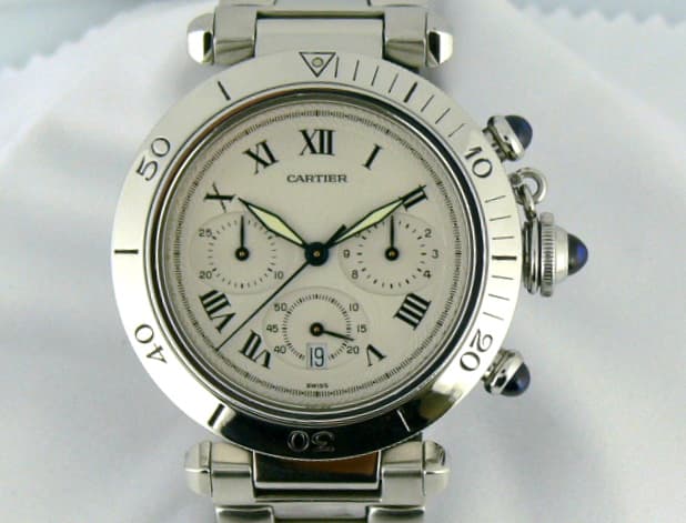 Cartier Pasha Chrono Quartz SS/SS