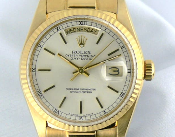 Rolex Day-Date YG/YG Champagne Dial