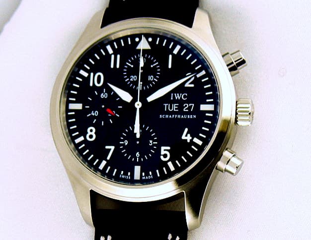 IWC Fliegeruhr/Spitfire Chrono Black Dial 42mm