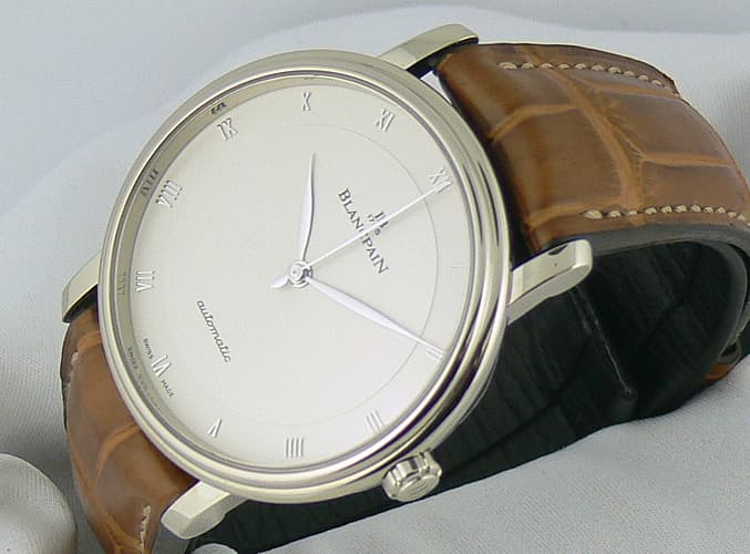 Blancpain Villeret Auto 
White Gold